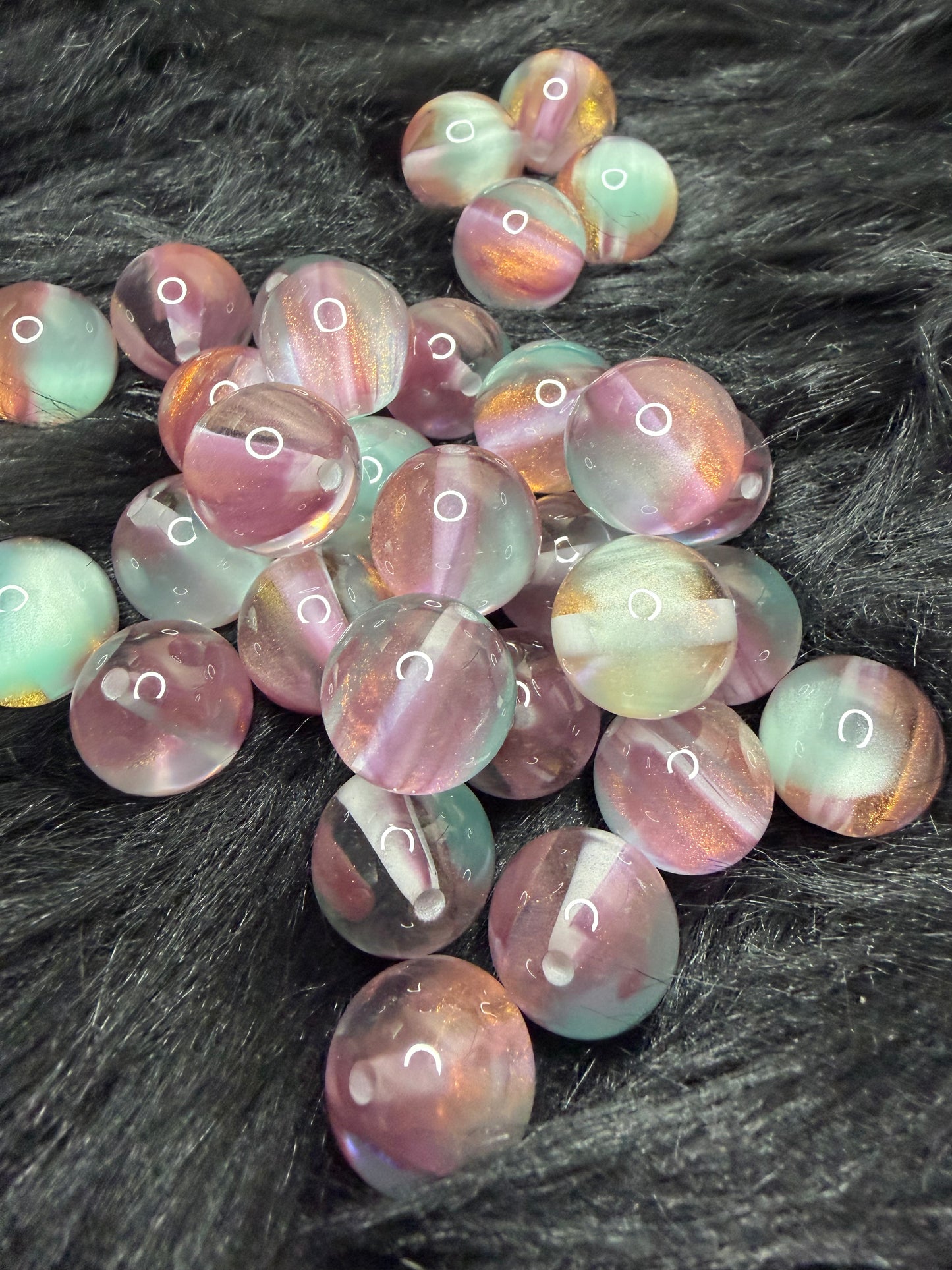 Cat eye blue/purple gold shimmer 2071