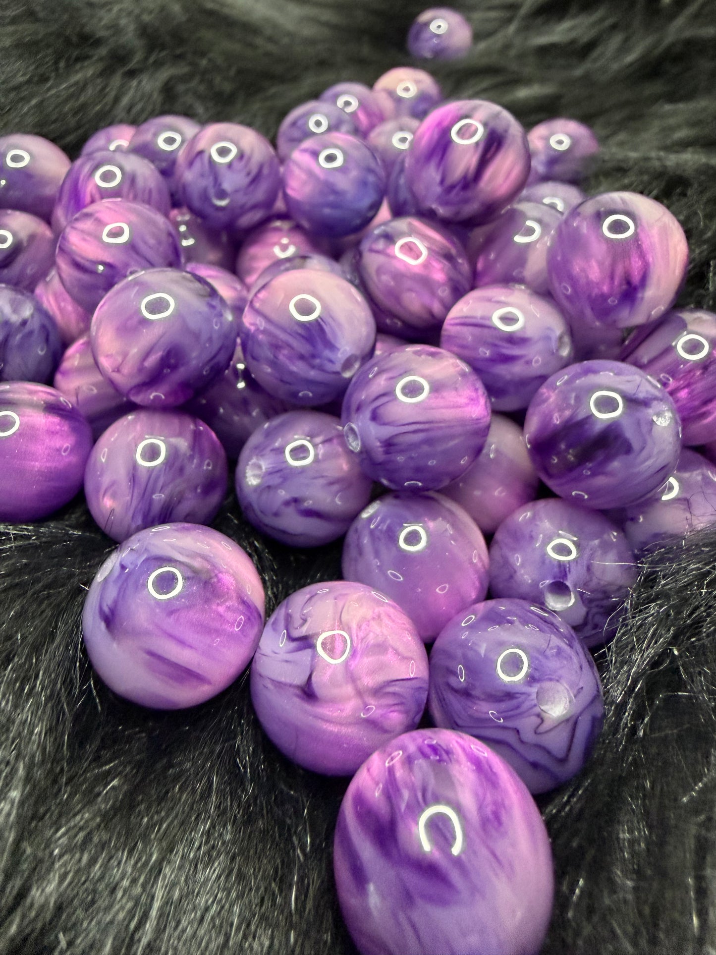 Purple marble/pink shimmer 2069