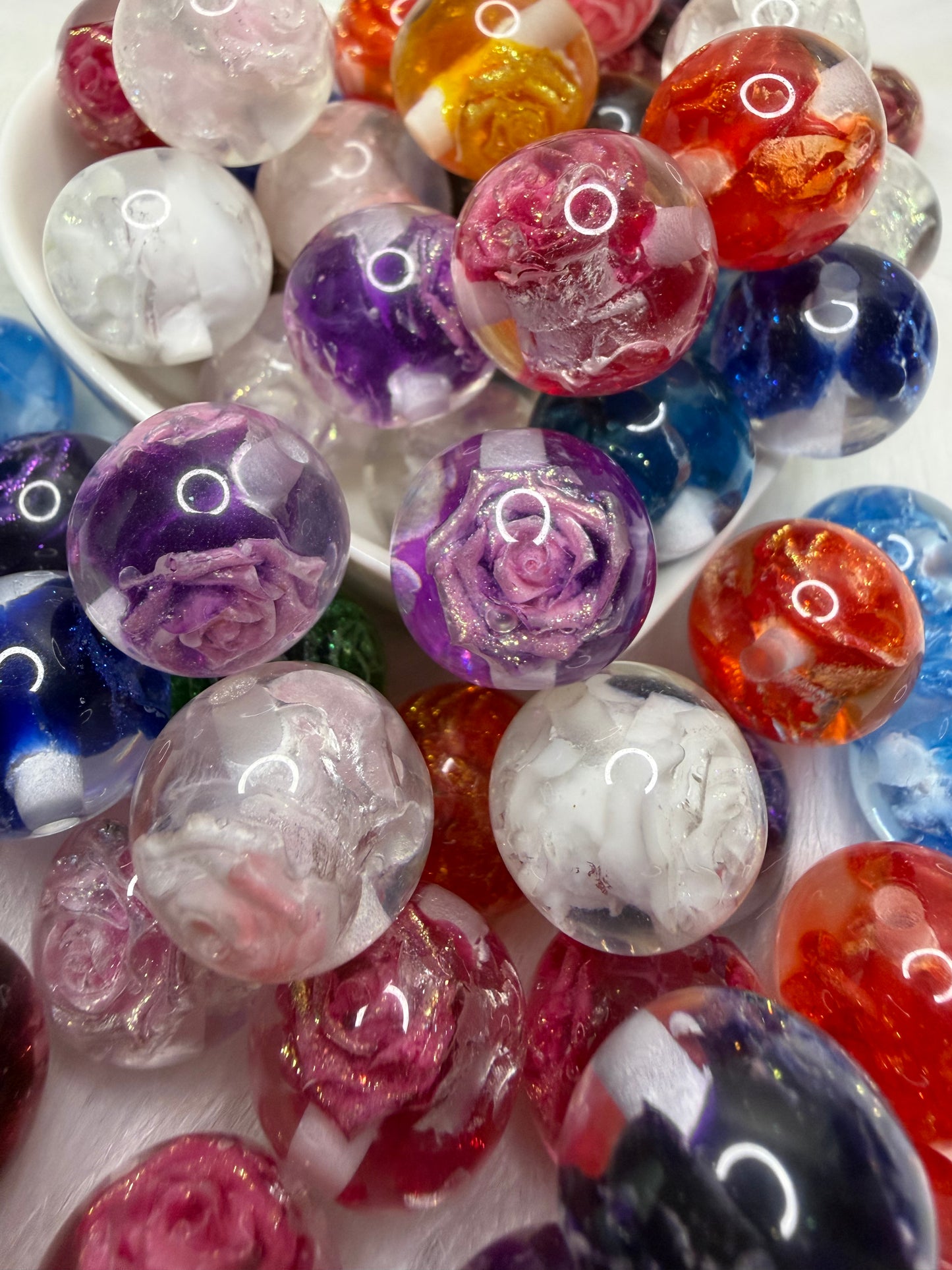 Rose Sparkles Bead