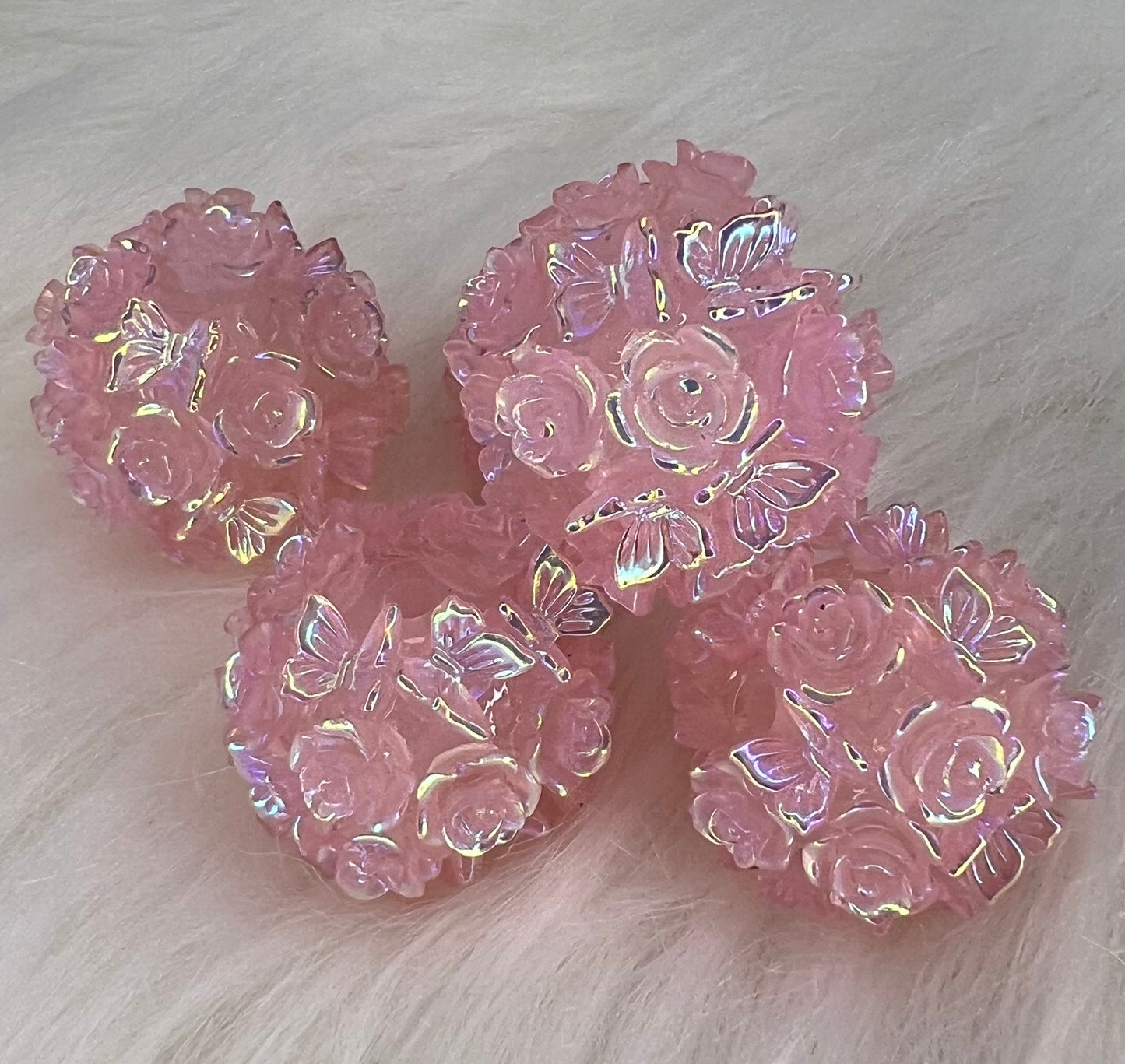 Fancy Rose and Butterfly Bead